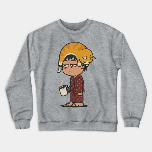 Monday Mornings Work Shirt Crewneck Sweatshirt by vo_maria